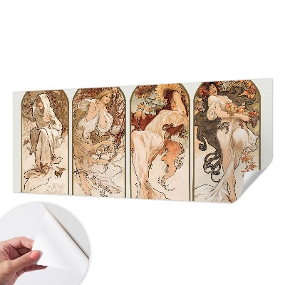 Samolepilna fototapeta za dnevno sobo Ženske pore