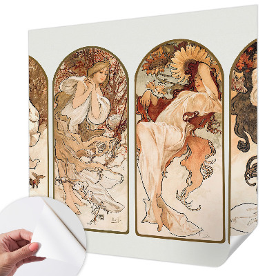 Samolepilna fototapeta za dnevno sobo Ženske pore