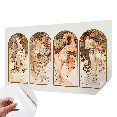 Samolepilna fototapeta za dnevno sobo Ženske pore