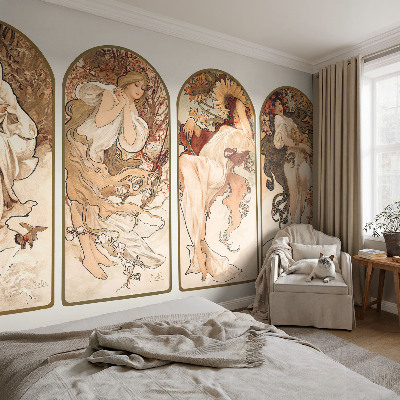 Samolepilna fototapeta za dnevno sobo Ženske pore