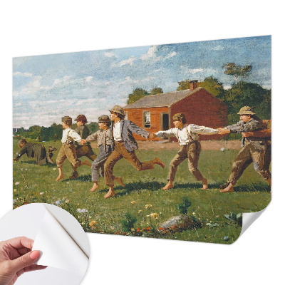 Samolepilna fototapeta za spalnico z motivom vesele zabave