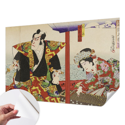 3D fototapeta z motivom japonskega gledališča