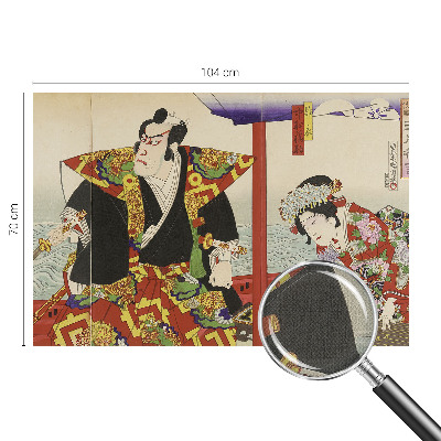 3D fototapeta z motivom japonskega gledališča