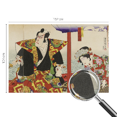 3D fototapeta z motivom japonskega gledališča