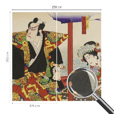 3D fototapeta z motivom japonskega gledališča