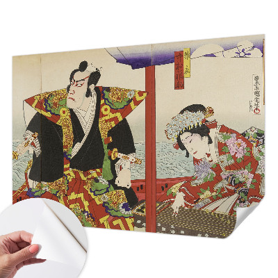 3D fototapeta z motivom japonskega gledališča