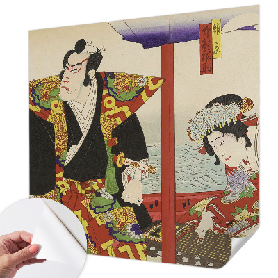 3D fototapeta z motivom japonskega gledališča