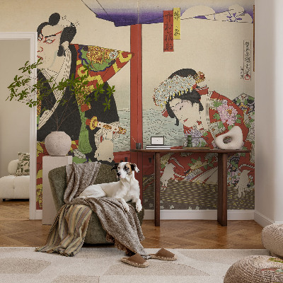 3D fototapeta z motivom japonskega gledališča