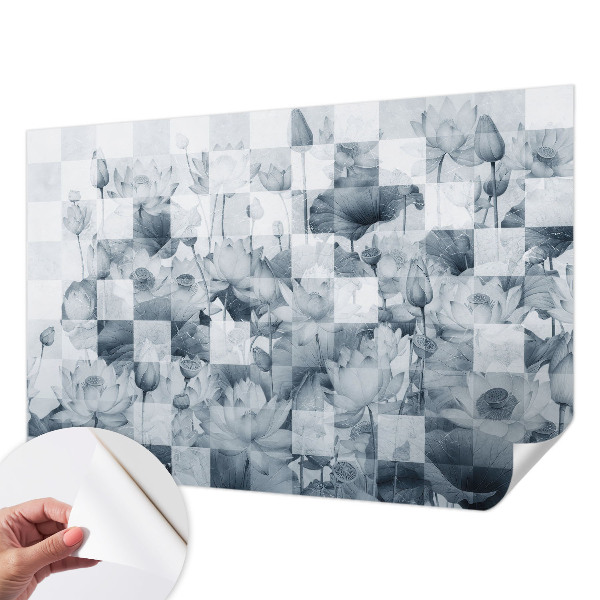 Otroška fototapeta z motivom lotosovih cvetov