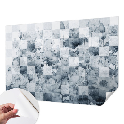 Otroška fototapeta z motivom lotosovih cvetov