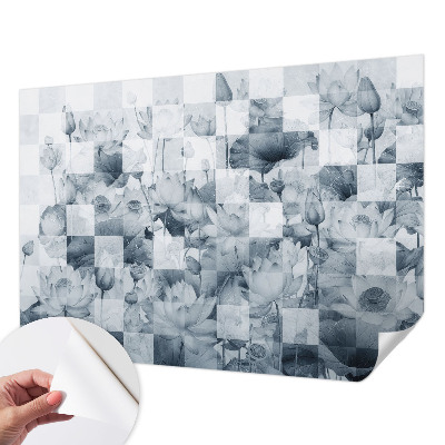 Otroška fototapeta z motivom lotosovih cvetov