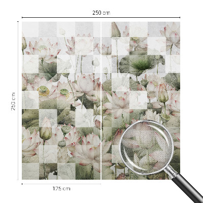 Samolepilna fototapeta z vzorcem lotosa