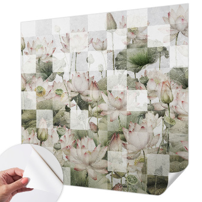 Samolepilna fototapeta Vzorci lotosa