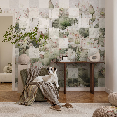 Samolepilna fototapeta Vzorci lotosa