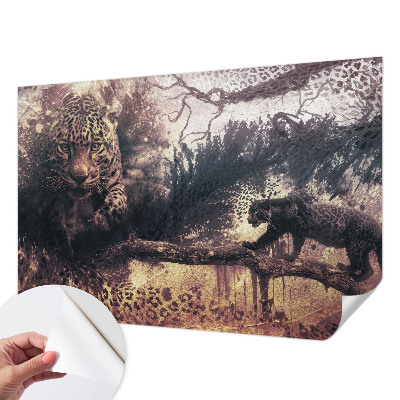 Samolepilna fototapeta za dnevno sobo Gozdna tema