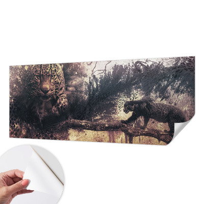 Samolepilna fototapeta za dnevno sobo Gozdna tema