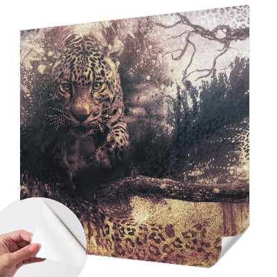 Samolepilna fototapeta za dnevno sobo Gozdna tema