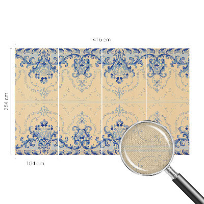 Fototapeta za otroško sobo Modri ​​okraski