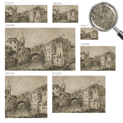 Samolepilna fototapeta Mestna panorama