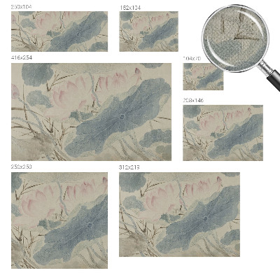 Samolepilna fototapeta za dnevno sobo Lotosovi listi