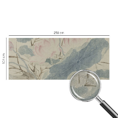 Samolepilna fototapeta za dnevno sobo Lotosovi listi