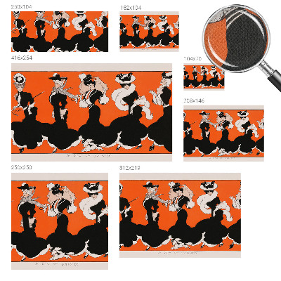 Samolepilna fototapeta za spalnico Ženske obleke