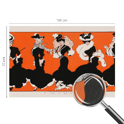 Samolepilna fototapeta za spalnico Ženske obleke