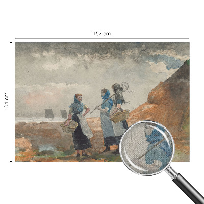 3D fototapeta z motivom mirne obale