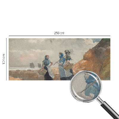 3D fototapeta z motivom mirne obale