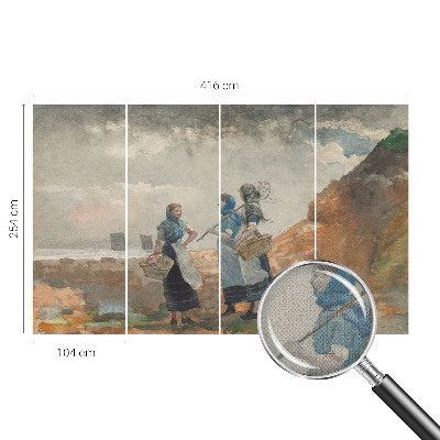 3D fototapeta z motivom mirne obale