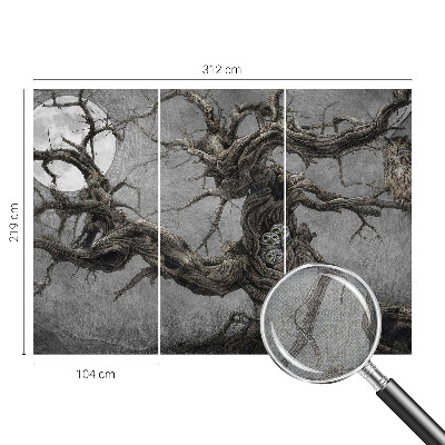 Samolepilna fototapeta z motivom skrivnostne sove