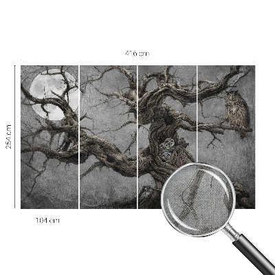 Samolepilna fototapeta Skrivnostna sova