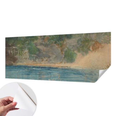 Otroška fototapeta s motivom tropske obale