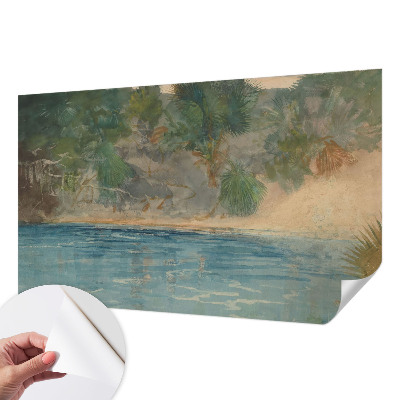 Otroška fototapeta s motivom tropske obale