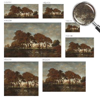 Samolepilna fototapeta za dnevno sobo Idilična pokrajina