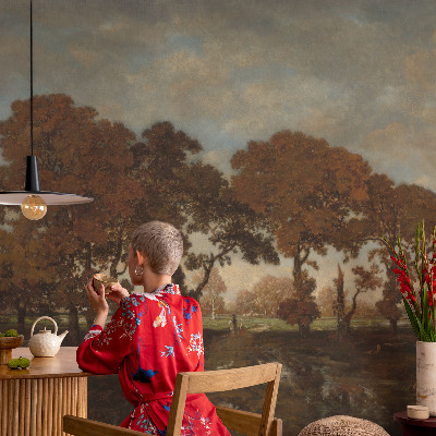 Samolepilna fototapeta za dnevno sobo Idilična pokrajina