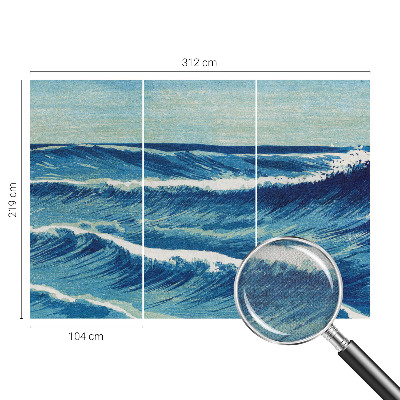 Samolepilna fototapeta za spalnico Morski valovi