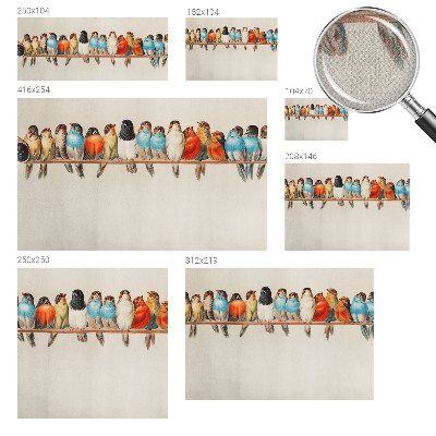 Fototapeta za otroško sobo Ptice na veji