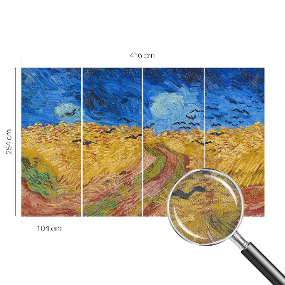 Samolepilna fototapeta za dnevno sobo Poljska pokrajina