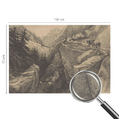 Samolepilna fototapeta Slikovite gore