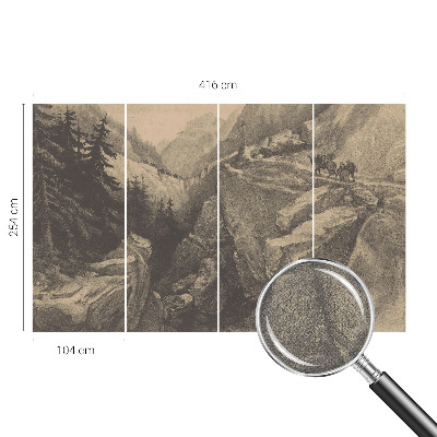 Samolepilna fototapeta Slikovite gore