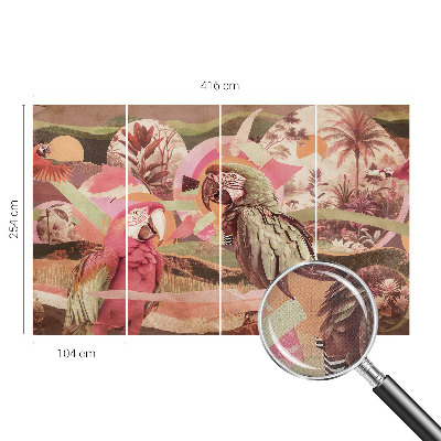 Fototapeta za otroško sobo Tropske ptice