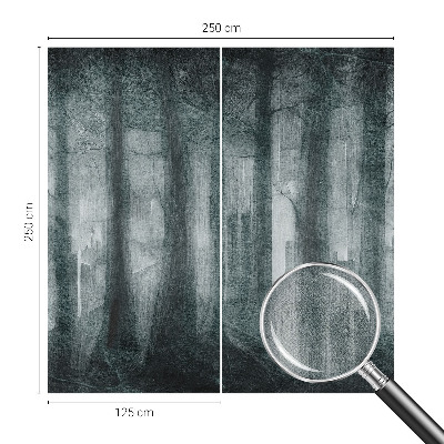 Samolepilna fototapeta za spalnico Skrivnostni gozd