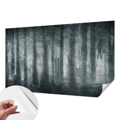 Samolepilna fototapeta za spalnico Skrivnostni gozd