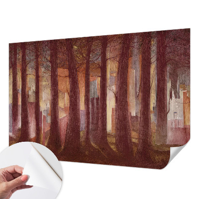 Samolepilna fototapeta z motivom skrivnostne pokrajine