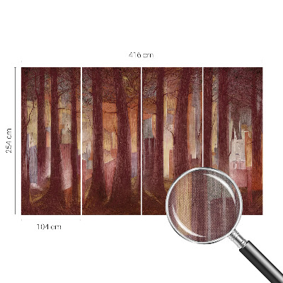 Samolepilna fototapeta Skrivnostna pokrajina