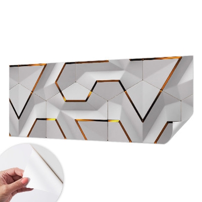 3D fototapeta s sodobnim geometrijskim vzorcem