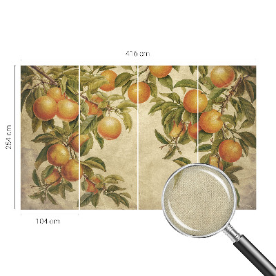 Samolepilna fototapeta za spalnico z motivom sadnih vej