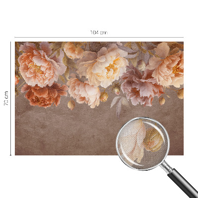 Samolepilna fototapeta za dnevno sobo Cvetlična eleganca