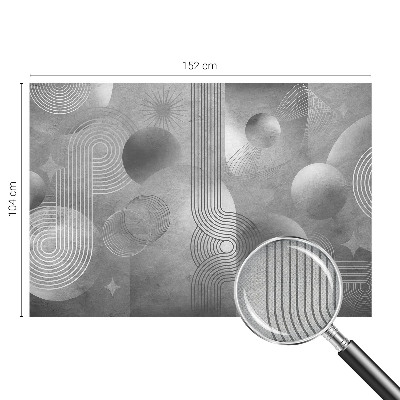 Fototapeta za otroško sobo z abstraktnim vzorcem v nežnih barvah